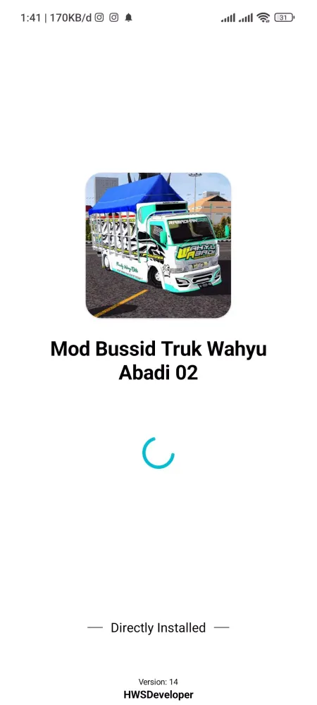 Tangkapan layar Mod Bussid Truk Wahyu Abadi 02