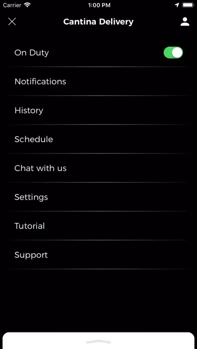 Screenshot di Cantina Delivery