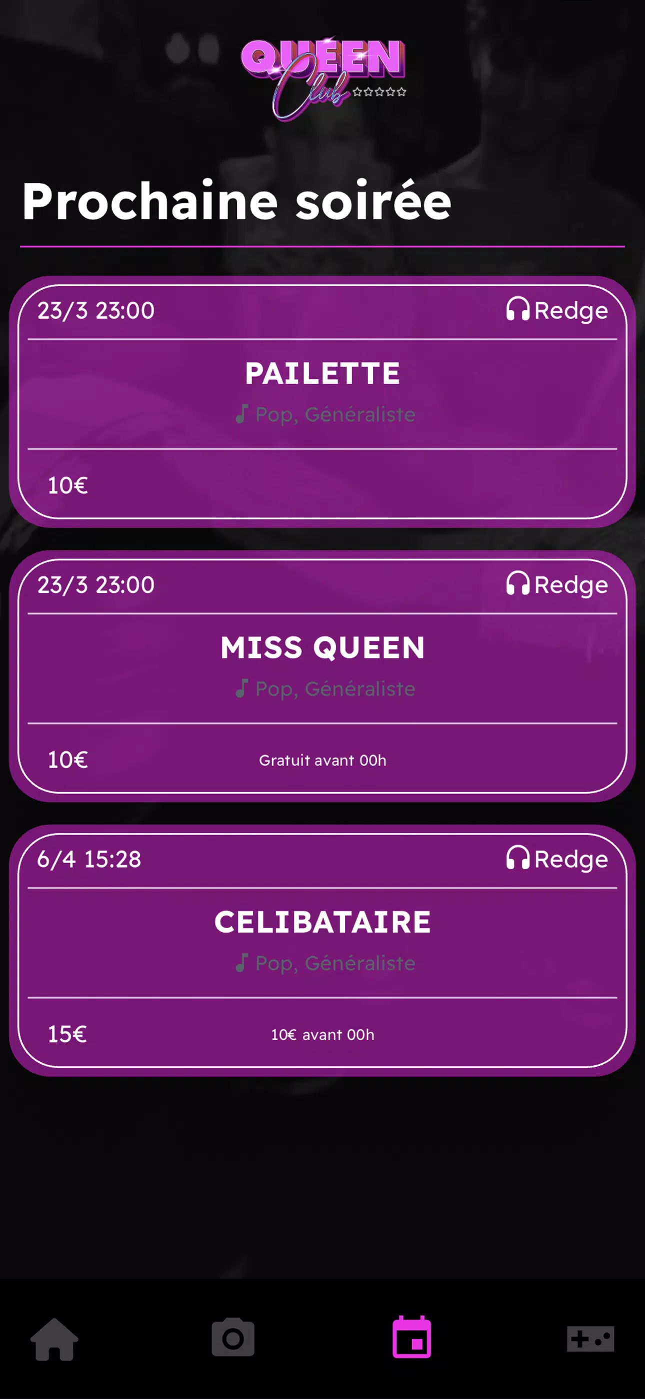 Queen Club Screenshots