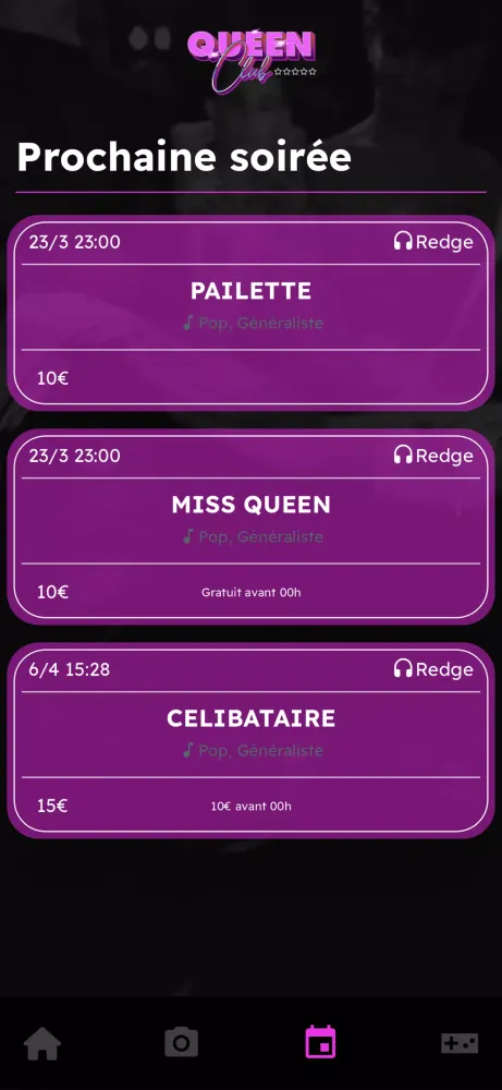 Queen Club應用截圖