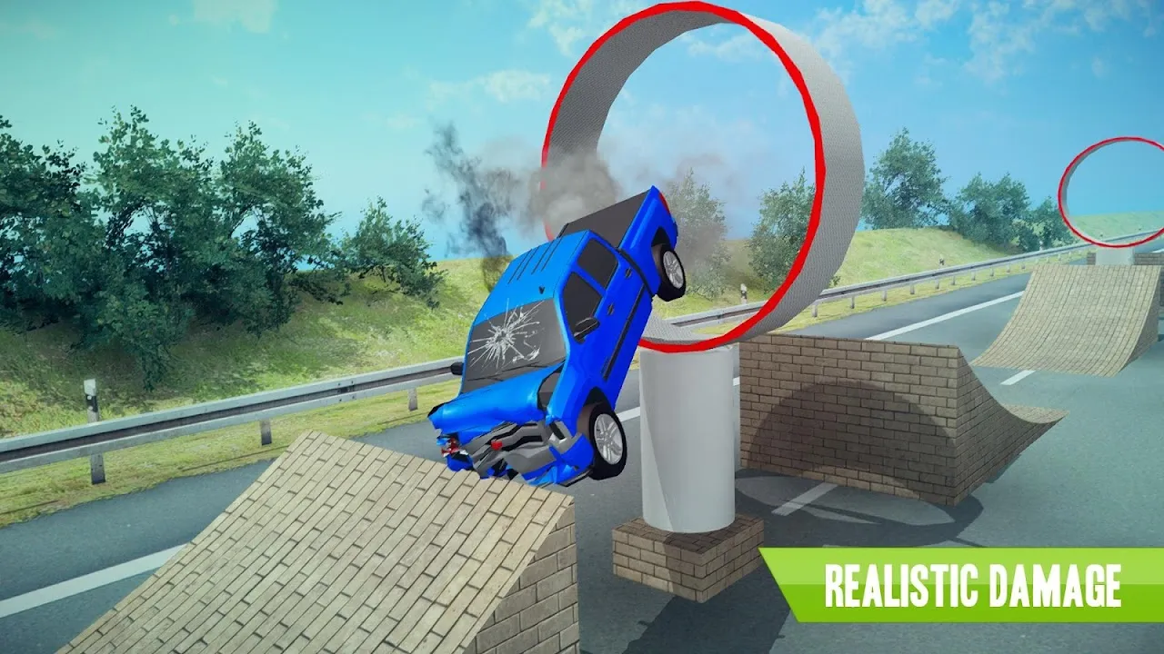 Capturas de pantalla de Car Crash Simulator Beam Drive Accidents