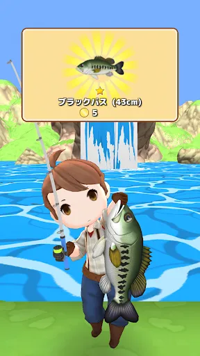 Fishing game Easy fishing life スクリーンショット