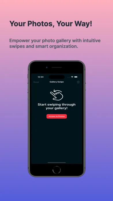 Скриншоты Swipe, Clean your gallery