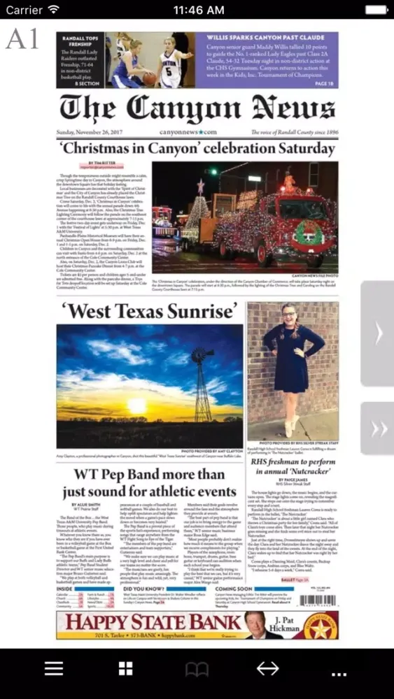 Canyon News eEdition 스크린샷