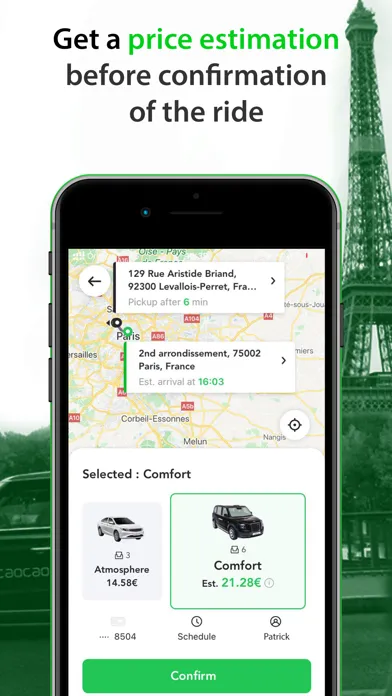 صور Caocao – chauffeurs VTC Paris