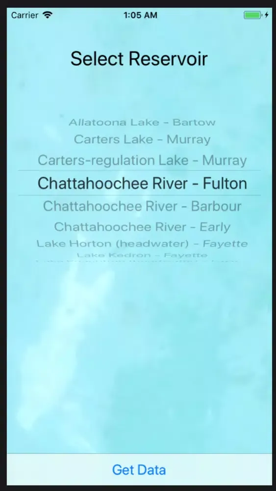 Reservoirs of Georgia 스크린샷