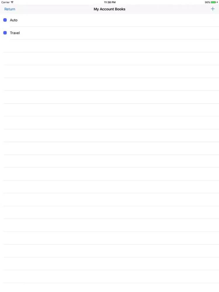 Flash Accounts iPad  سکرین شاٹس