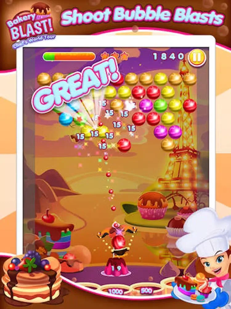 Bubble Shooter Saga - Shooter puzzle game iPad 应用截图