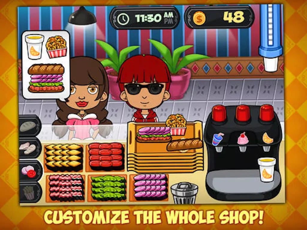 Tangkapan layar Cooking Saga - Fast Food Shop & Restaurant Dash iPad 