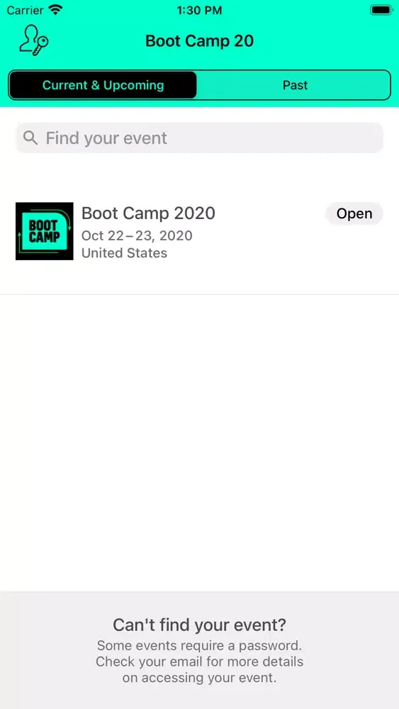 Capturas de tela do Boot Camp 2020