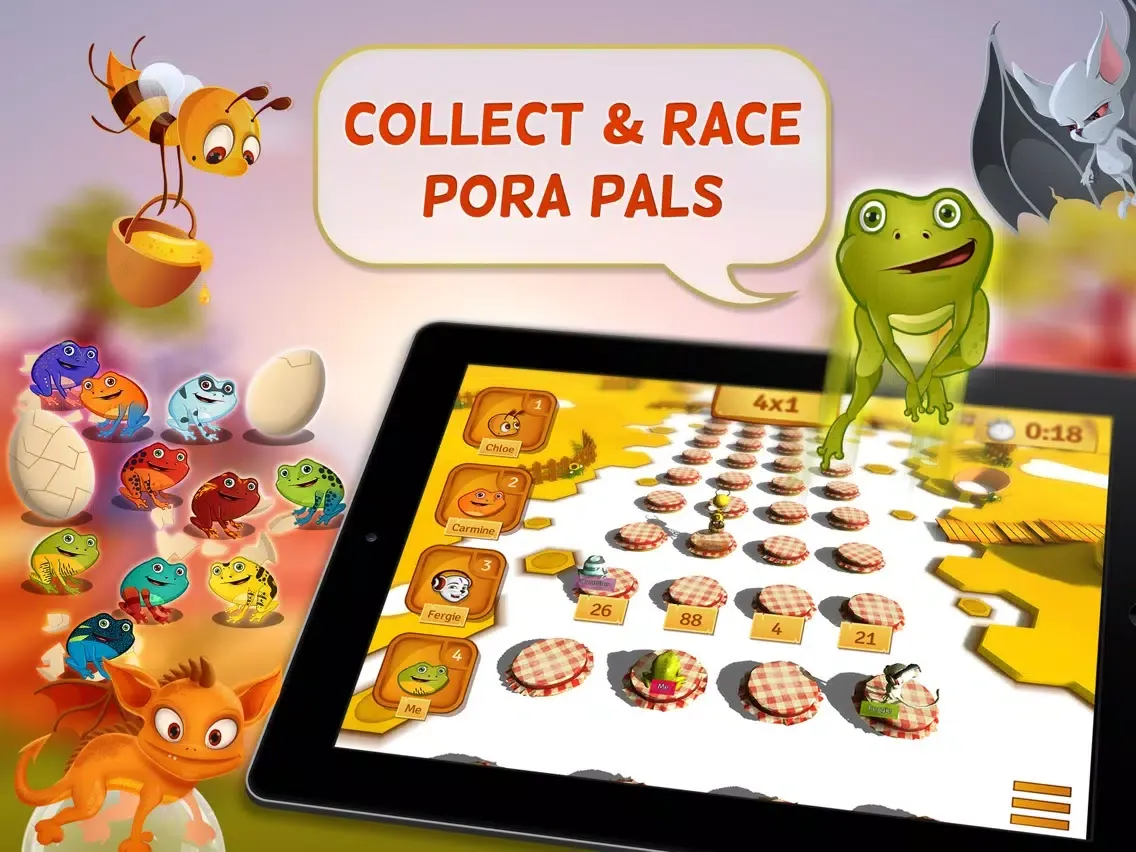 Tangkapan skrin Pora Ora: Leapfrog iPad 
