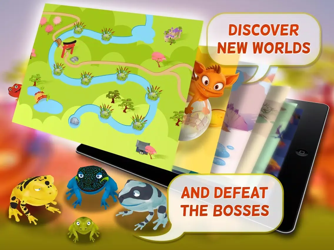 Tangkapan skrin Pora Ora: Leapfrog iPad 