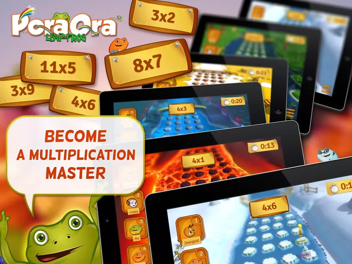 Tangkapan skrin Pora Ora: Leapfrog iPad 