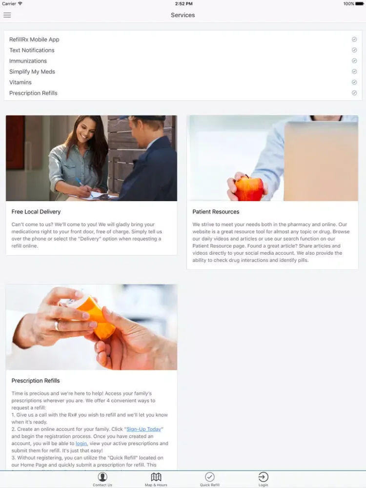 Cape Fear Valley Pharmacies iPad  Ekran Görüntüleri