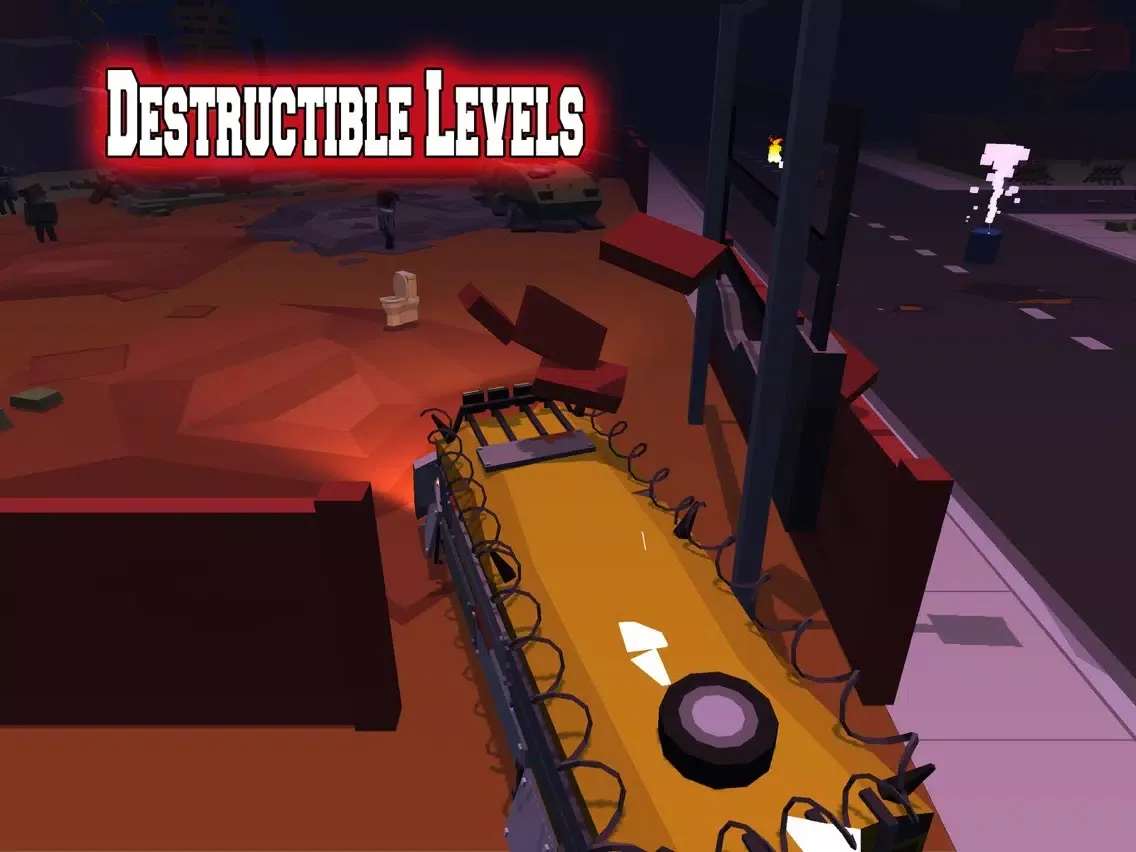 Blocky Zombie Highway - Endless Driving Carnage iPad  Screenshots