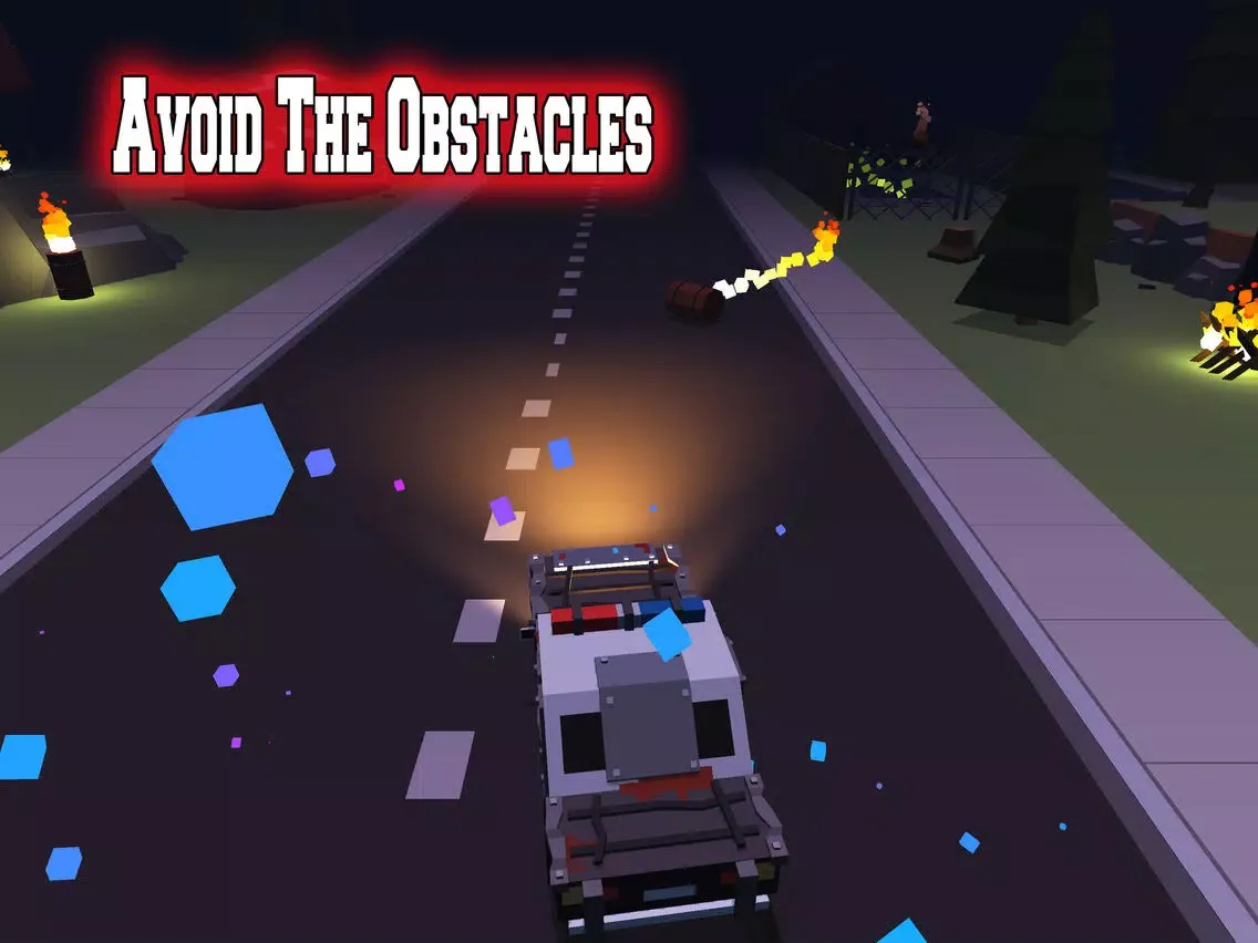 Blocky Zombie Highway - Endless Driving Carnage iPad  Screenshots