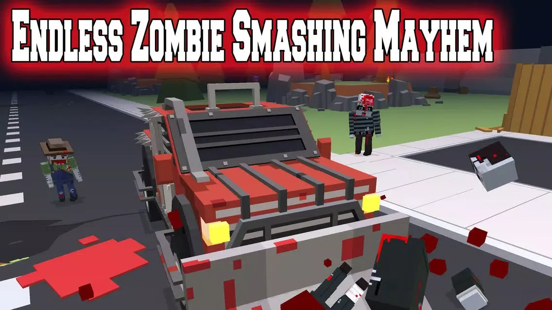 Blocky Zombie Highway - Endless Driving Carnage Screenshots