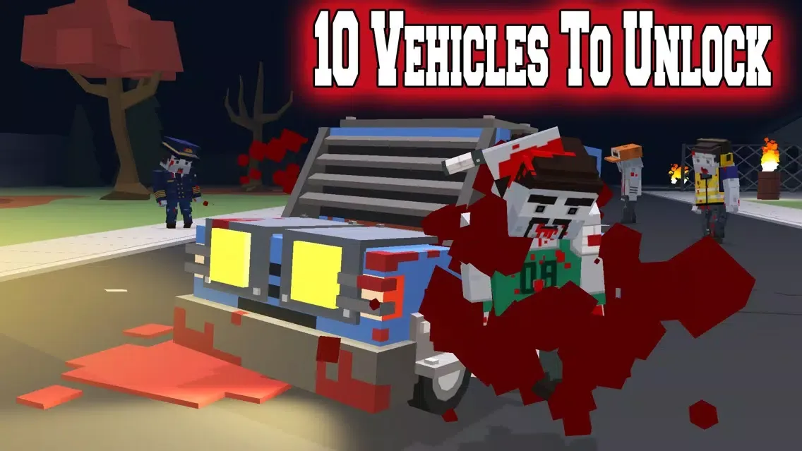 Blocky Zombie Highway - Endless Driving Carnage Screenshots