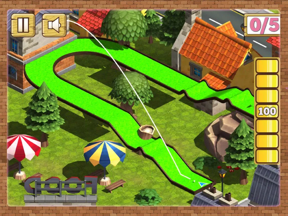 Ảnh chụp màn hình của Mini Golf City Adventure iPad 
