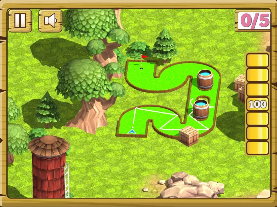 Mini Golf Farm Adventure iPad  Screenshots