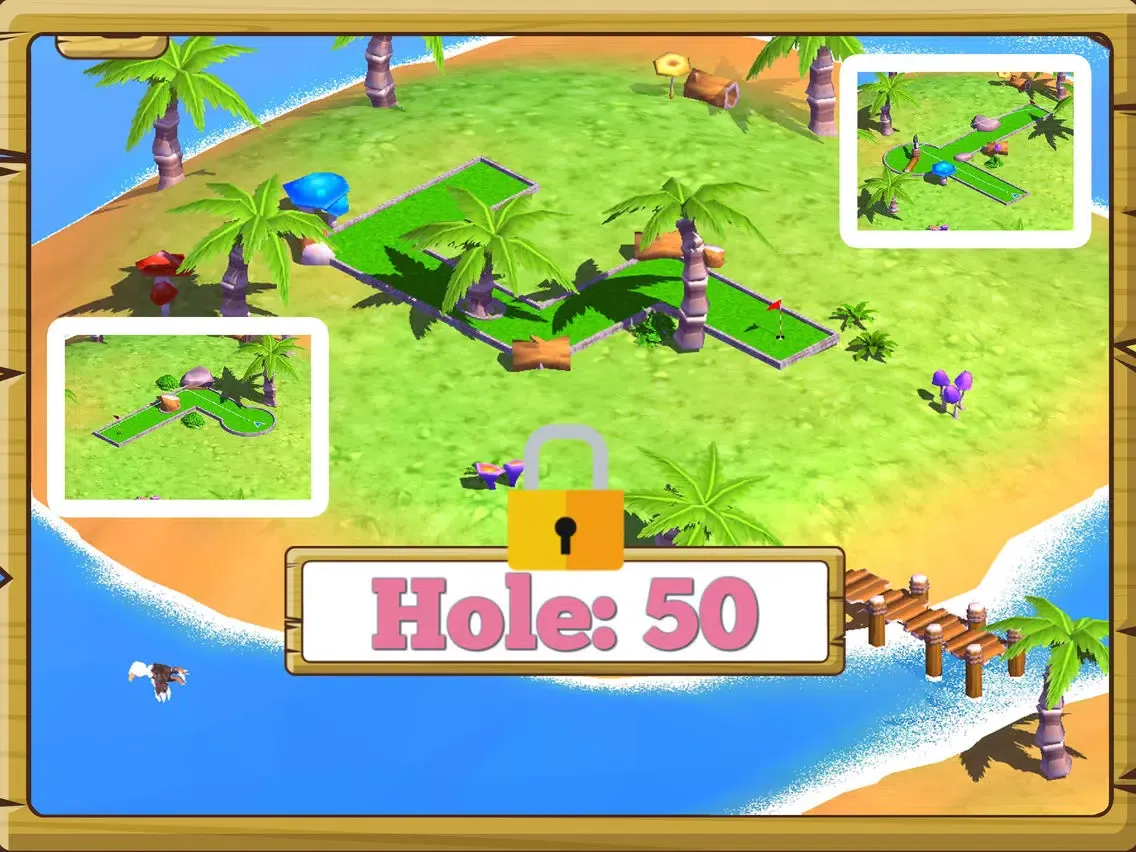 Скриншоты Mini Golf Tropical Island iPad 