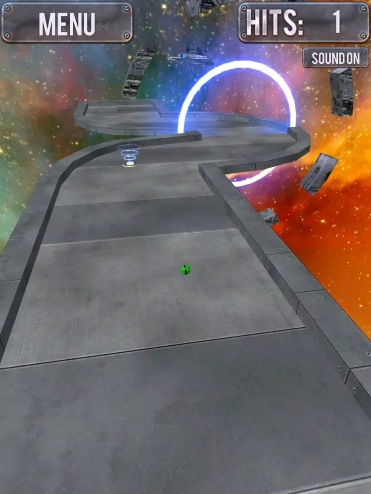 Capturas de tela do Mini Golf Space iPad 