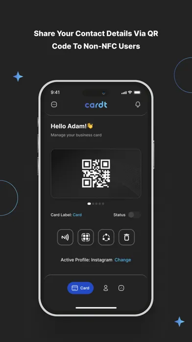 Zrzuty ekranu Cardt - Smart Business Cards