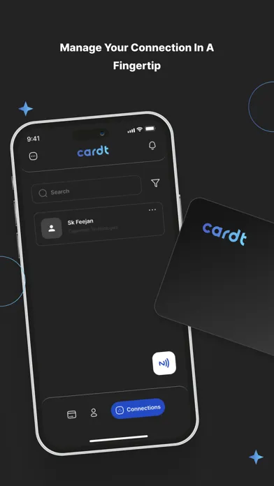 Zrzuty ekranu Cardt - Smart Business Cards