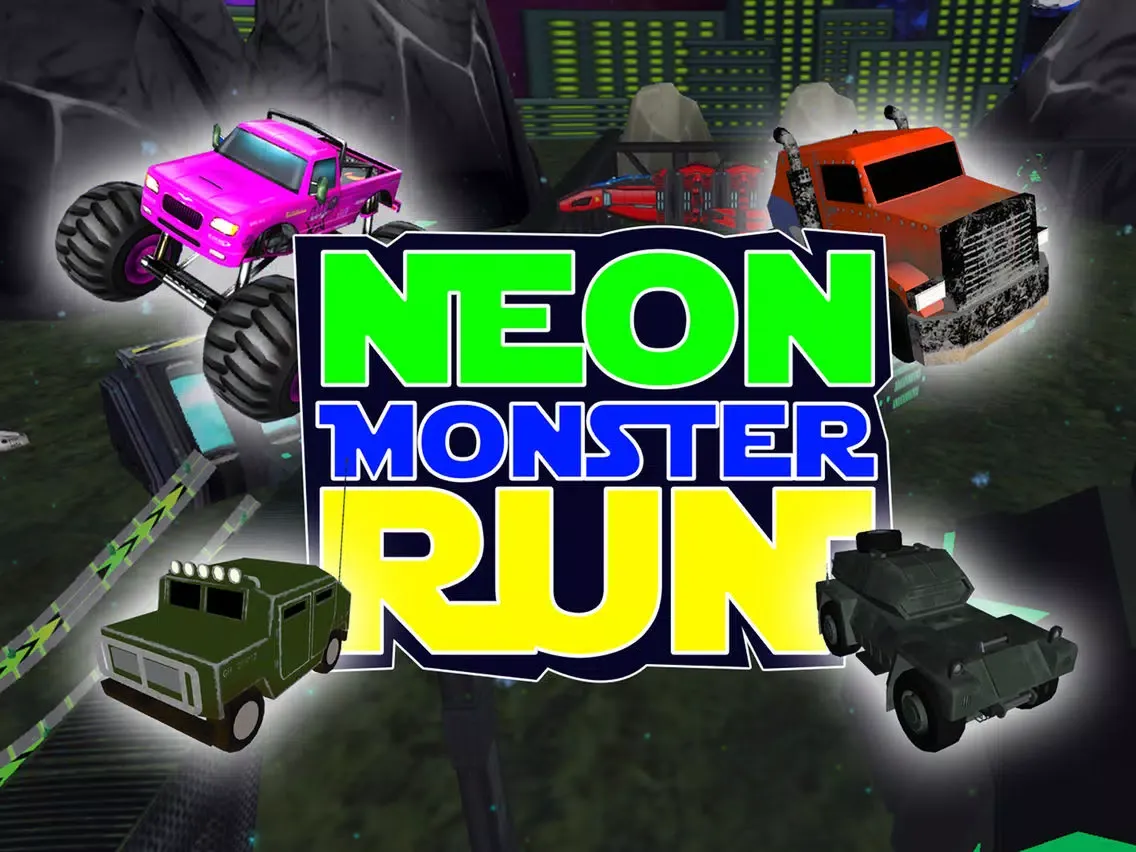 تصاویر Neon Monster Run iPad 