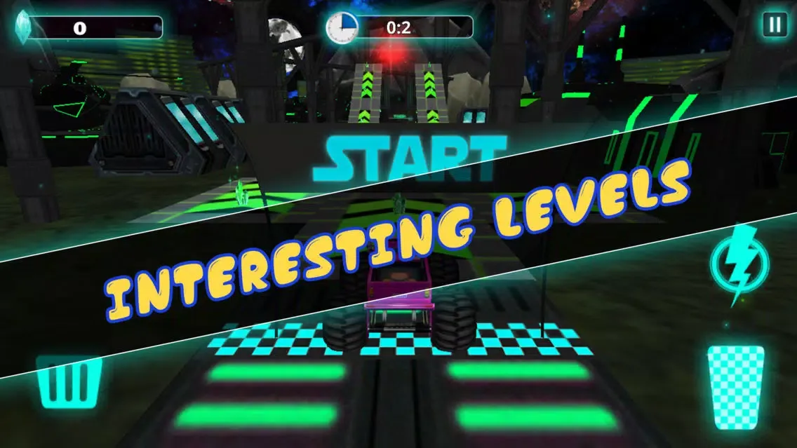 تصاویر Neon Monster Run