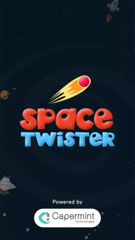Tangkapan layar Space Twister color Match Game