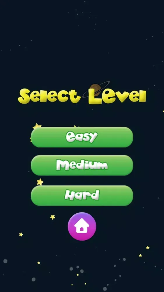 Tangkapan layar Space Twister color Match Game