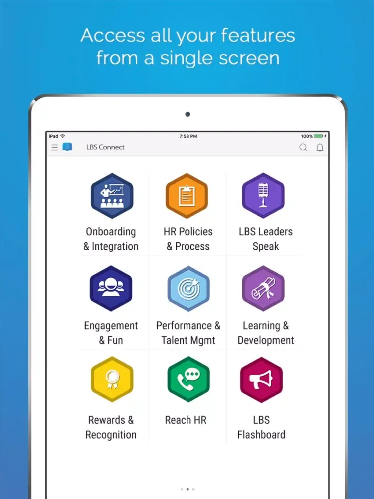 Capgemini LBS Connect iPad  스크린샷