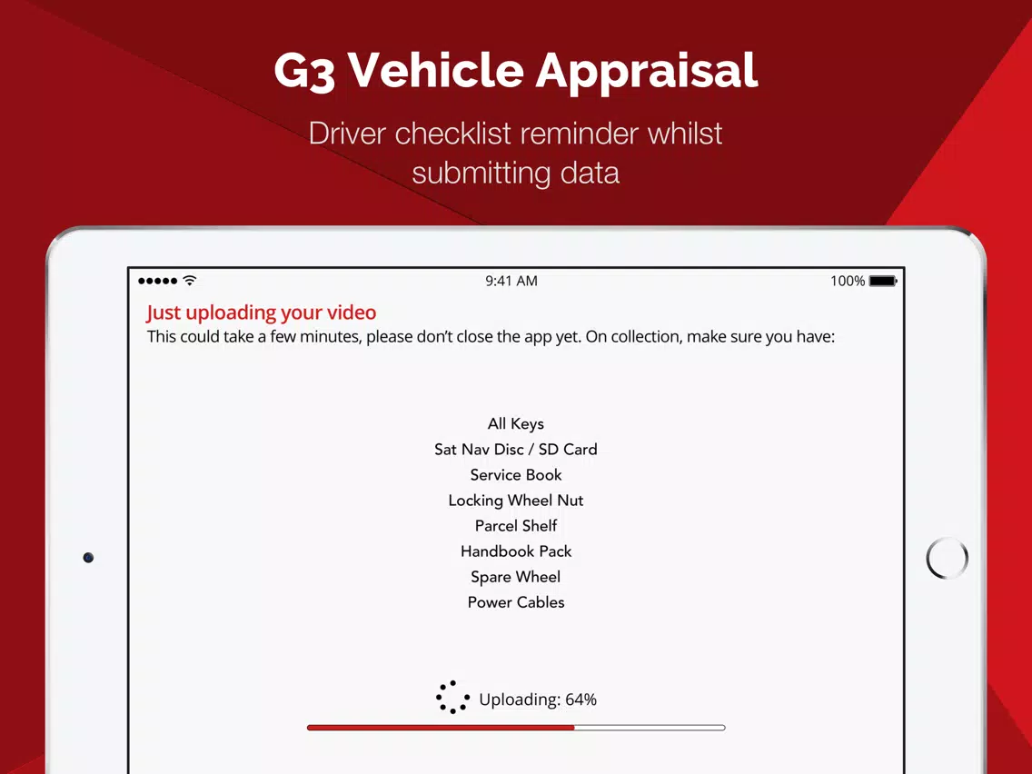 Zrzuty ekranu G3 Vehicle Appraisal App iPad 