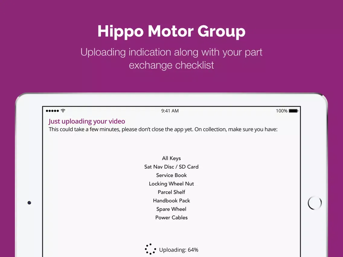 Tangkapan skrin Hippo Part Ex iPad 