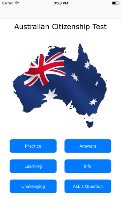 Tangkapan skrin Australian Citizenship Test AI