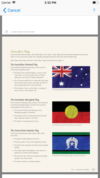 Tangkapan skrin Australian Citizenship Test AI