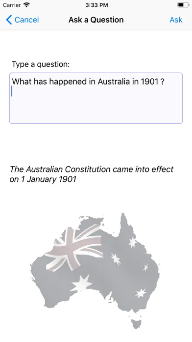 Tangkapan skrin Australian Citizenship Test AI
