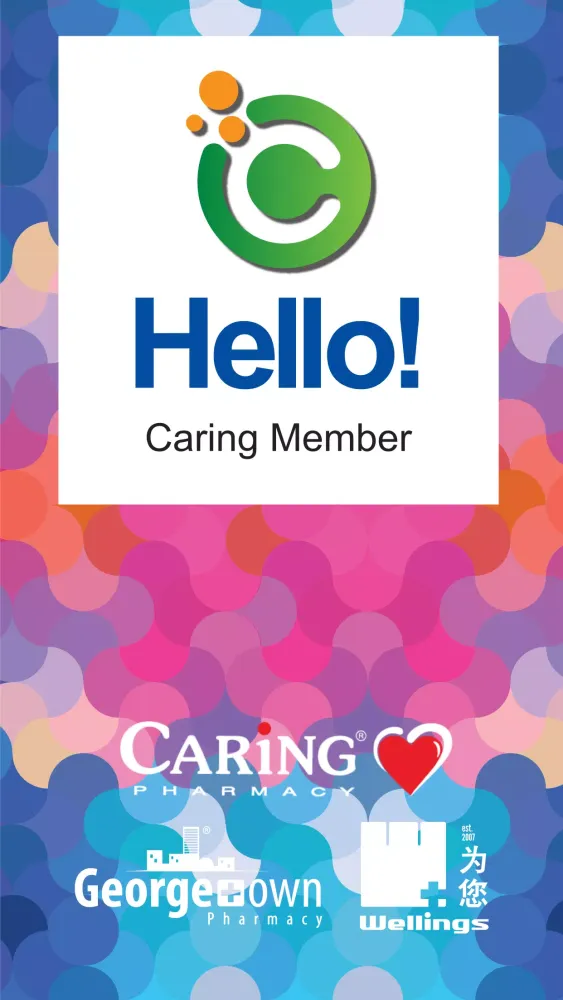 Tangkapan skrin Caring Membership