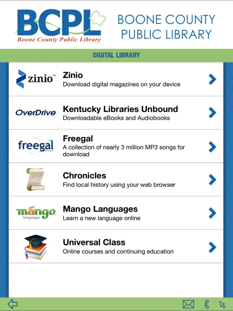 BCPL Mobile iPad  স্ক্রিনশট