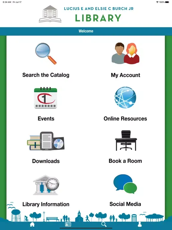 ภาพหน้าจอของ Collierville Library Mobile