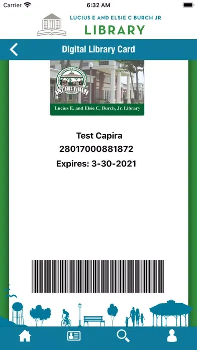 ภาพหน้าจอของ Collierville Library Mobile