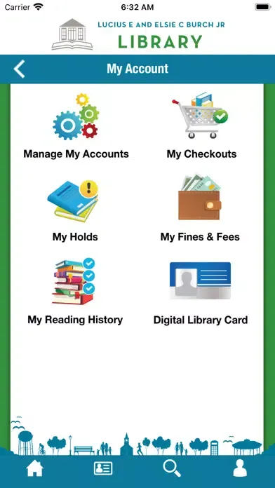 ภาพหน้าจอของ Collierville Library Mobile