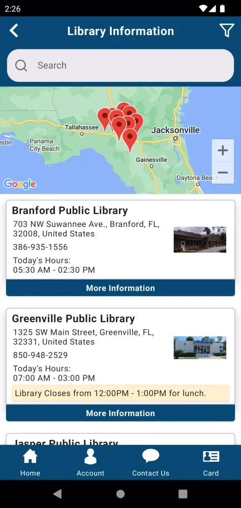 صور Suwannee River Reg. Library