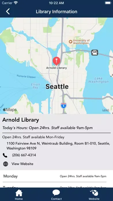 Zrzuty ekranu Fred Hutch Arnold Library