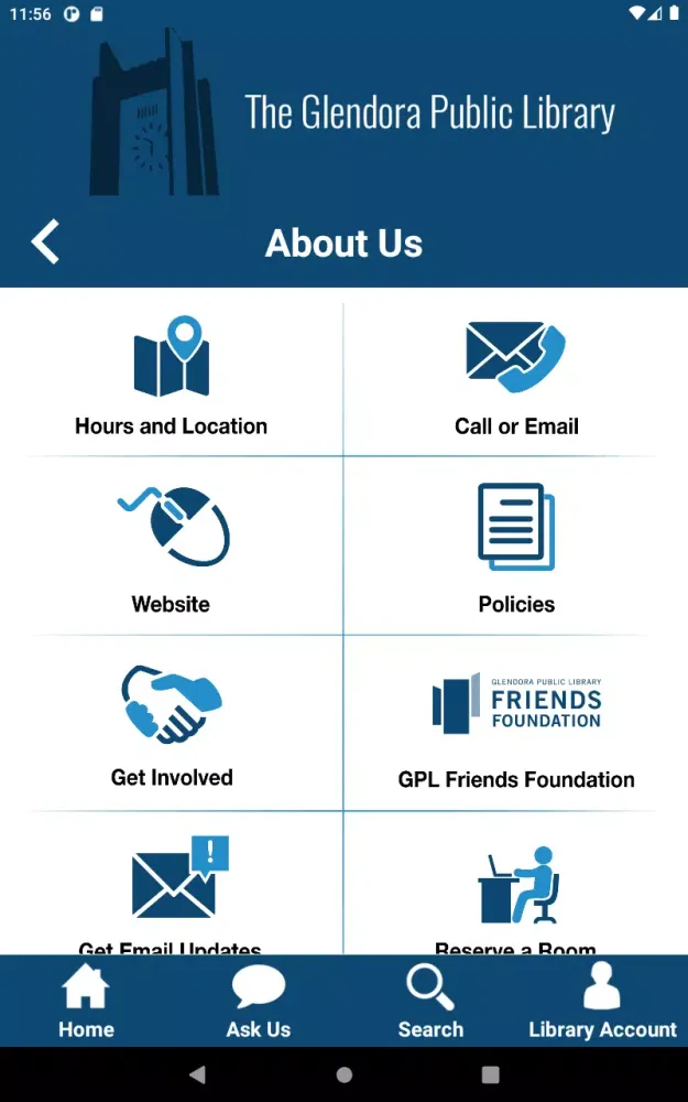 Glendora Public Library Screenshots