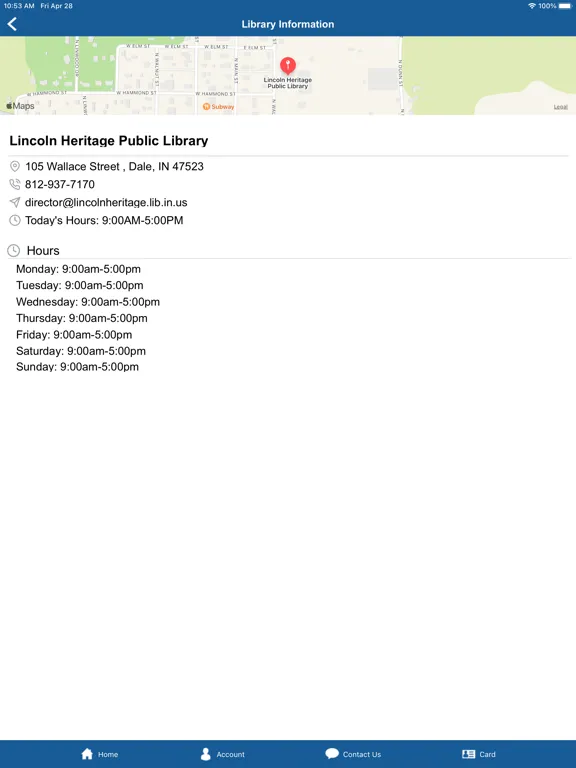 Lincoln Heritage PL iPad  Screenshots