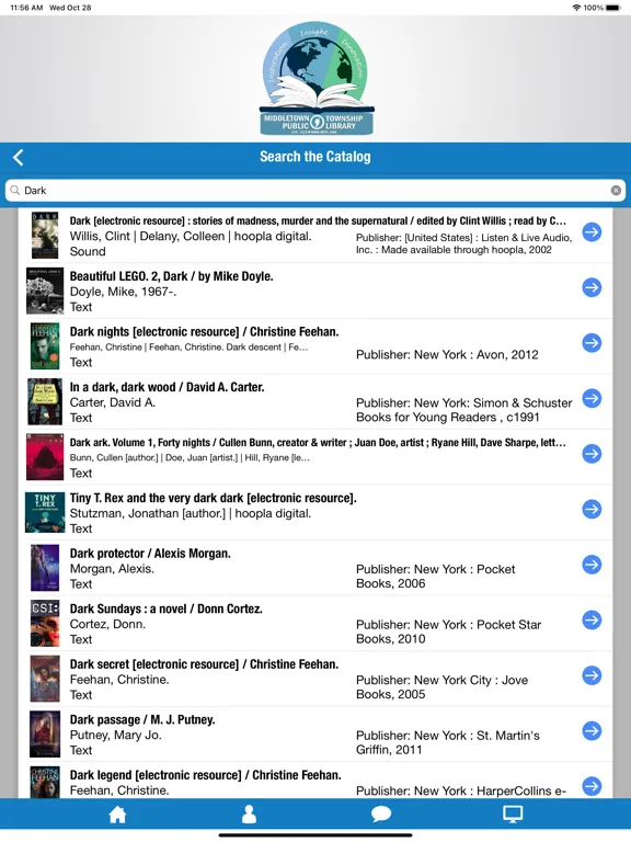 Zrzuty ekranu MTP Library iPad 