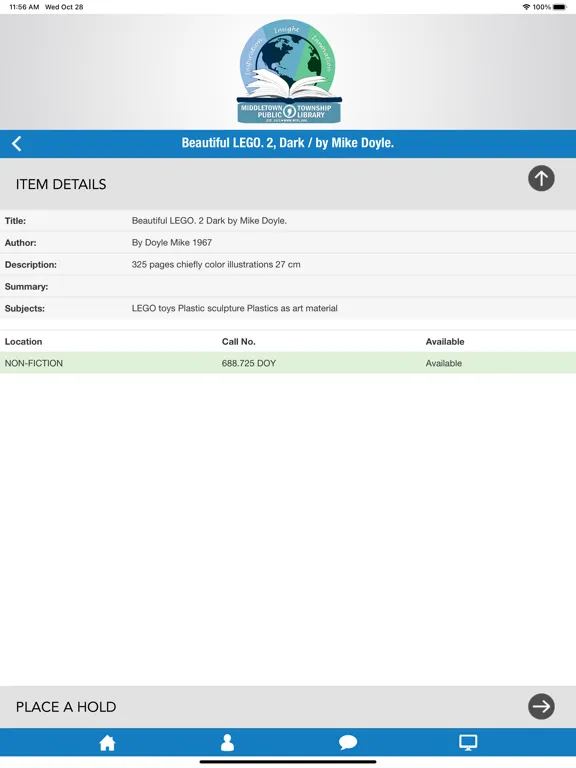 Zrzuty ekranu MTP Library iPad 