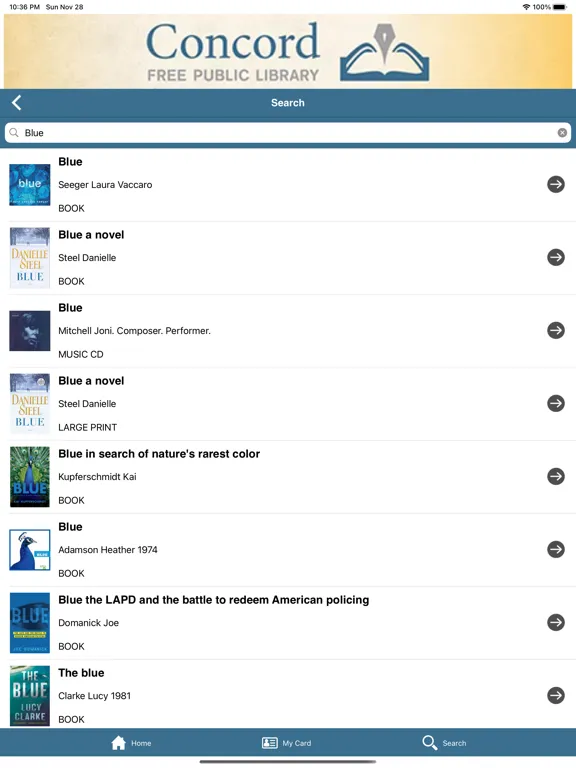 Minuteman Library Network iPad  Screenshots